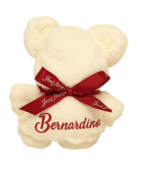 Bomboniere - Asciugamani per Viso a Forma di Orso Bianco Avorio