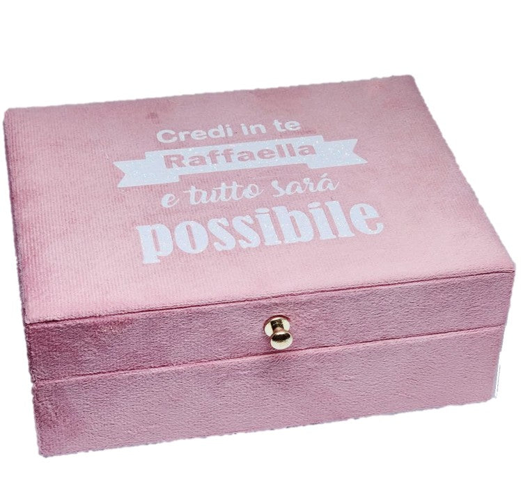 Porta Gioielli Personalizzato - Velluto