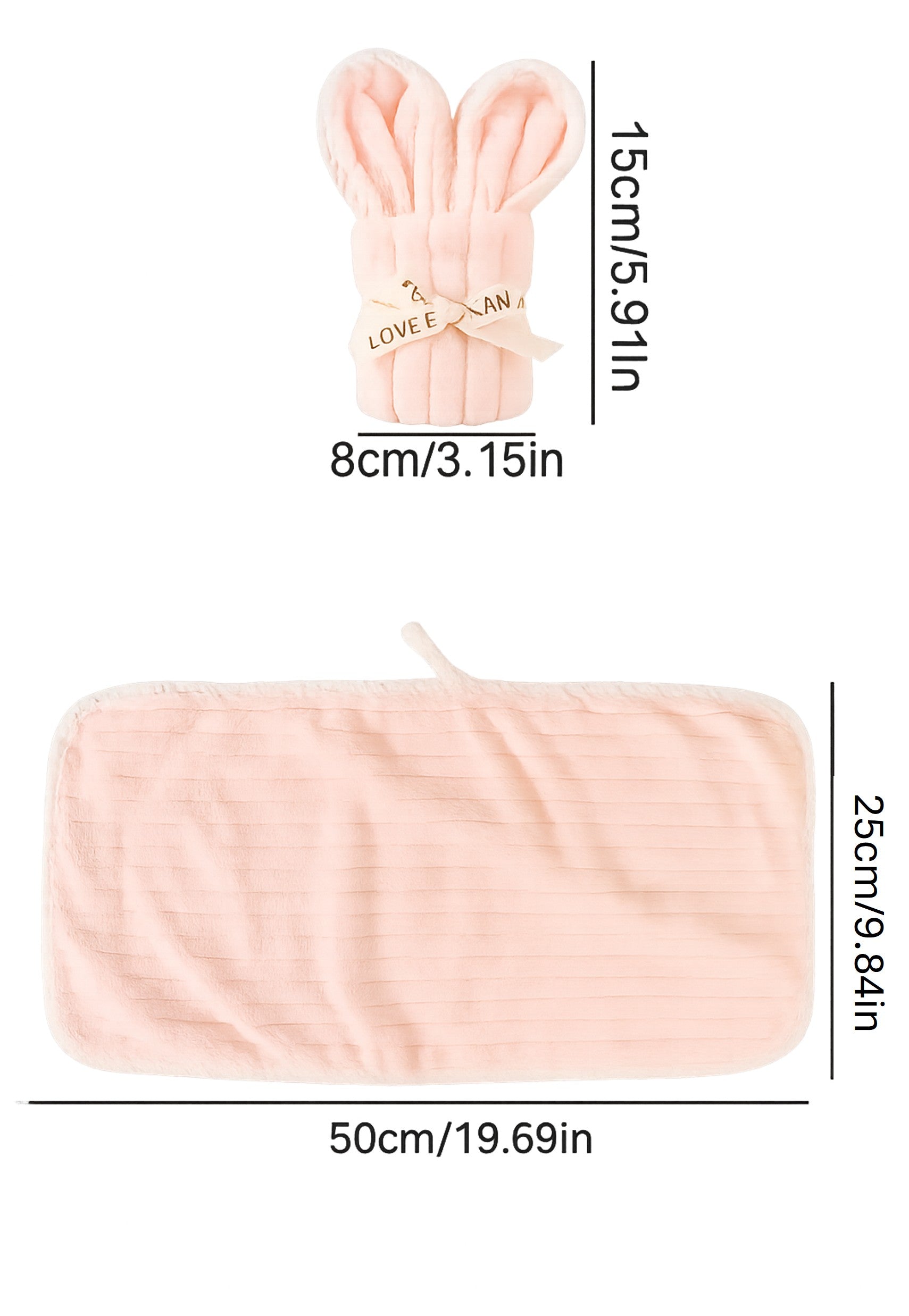 Asciugamani per Viso a Forma di Coniglio